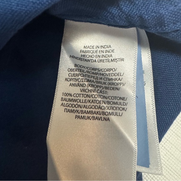 Polo by Ralph Lauren Boys 7 Blue Button-Down Shirt - Picture 4 of 7